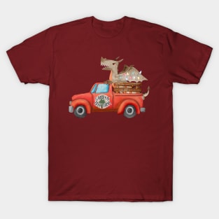 Dragon Christmas Tree Farm T-Shirt